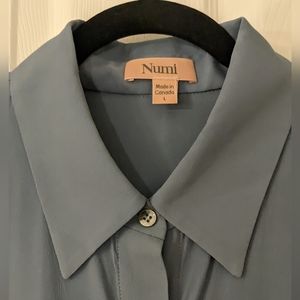Numi Silk Button Up Blouse